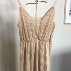 Gold Lace Dainty Dress